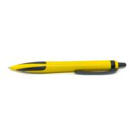 Ручка шариковая "Geomex" желто-черная, черный стержень