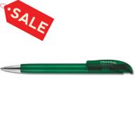 Ручка шариковая "CHALLENGER XL" прозрачно-зеленая (PMS3425)