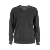 Мужской пуловер с v-образным вырезом MILAN, размер XL, темно серый