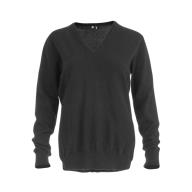 Женский пуловер с v-образным вырезом MILAN Women, размер L, черный