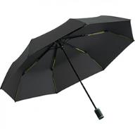 Зонт мини  "FARE® Mini Style", ф98, антрацит/лайм