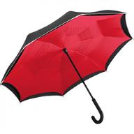 Зонт реверсивный FARE ø109, черный/красный