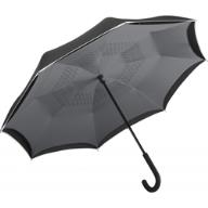 Зонт реверсивный FARE ø109, черный/серый