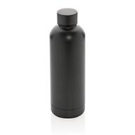 Бутылка для воды вакуумная, нержавеющая сталь, 500 мл, черный