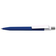 Ручка шариковая Dot GOM CB CR, soft touch, темно-синяя
