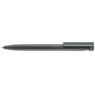 Ручка шариковая Liberty Polished  пластик, корпус серый, клип серый 445